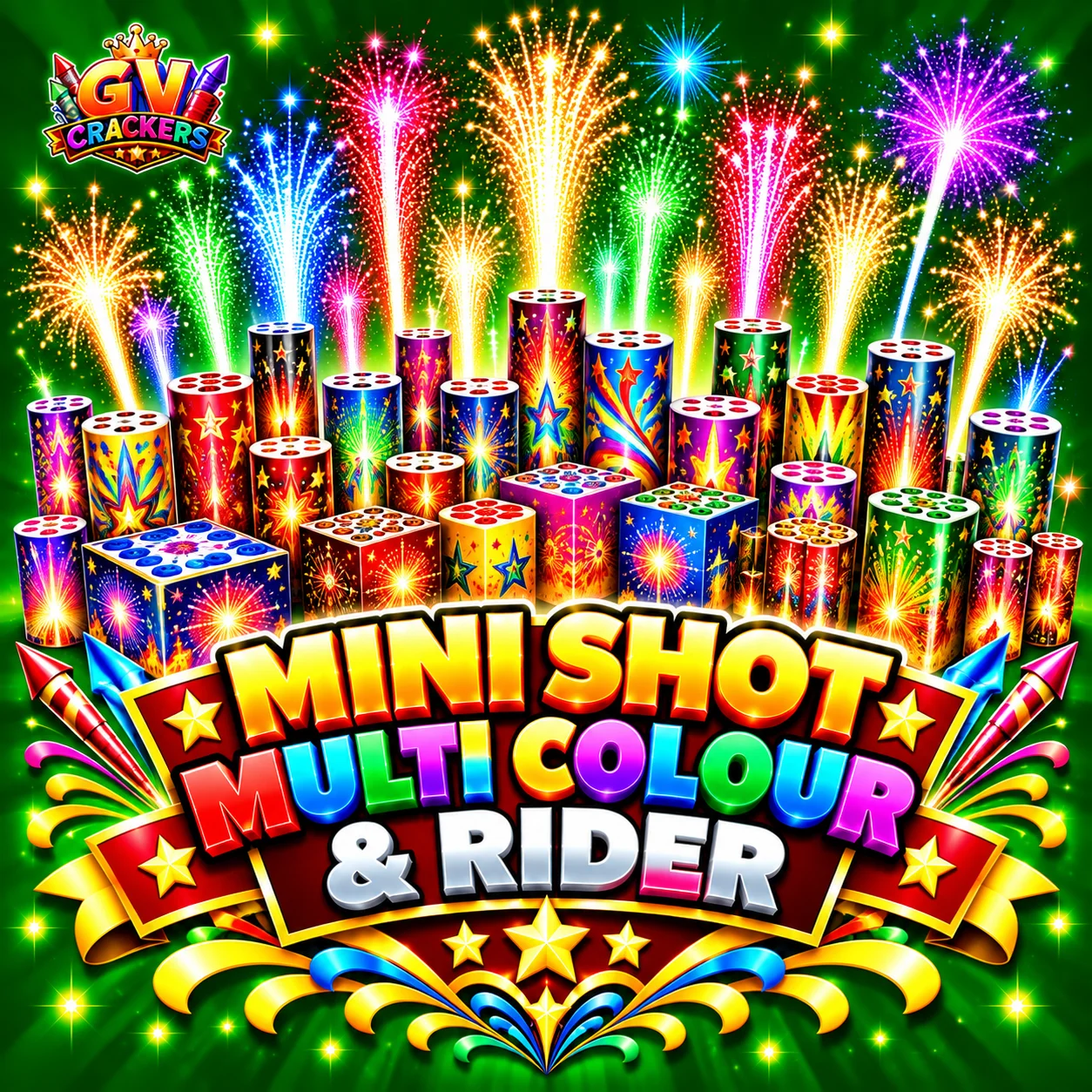 MINI SHOT MULTI COLOUR & RIDER