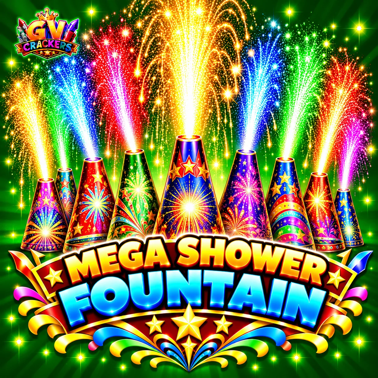 MEGA SHOWER FOUNTAIN